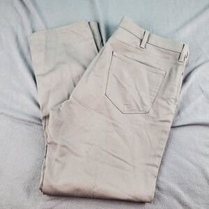 Banana republic traveler mens pants slim fit 38x32(31) gray